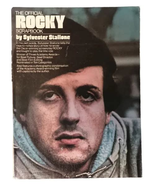 The Official Rocky Scrapbook Sylvester Stallone 1977 Rocky Balboa Movie