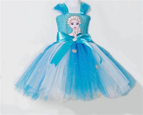 Frozen Elsa Tutu Dress Frozen Birthday Dress Elsa Tutu Girl Costumes