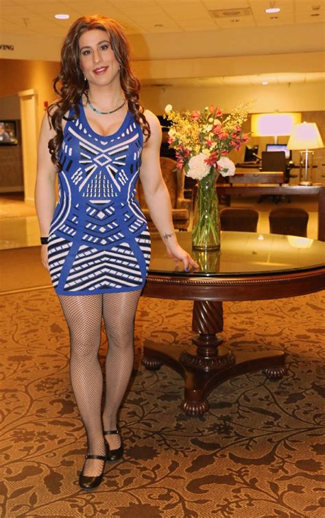 Crossdresser Diana Vandenburg In Hotel Lobby Girly Girl