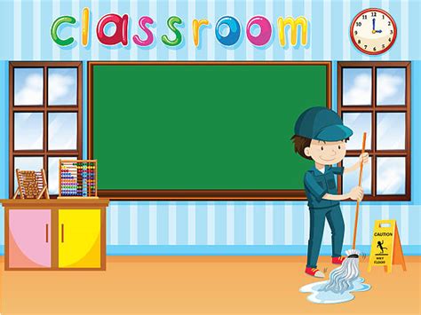 Best School Janitor Illustrations Royalty Free Vector