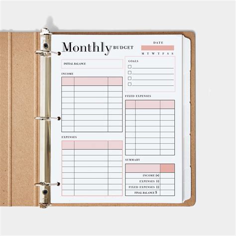 Classic Happy Planner Weekly Budget Printable Budget Etsy España
