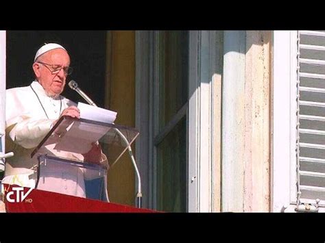 PAPA FRANCESCO ANGELUS 8 DICEMBRE 2016 IMMACOLATA CONCEZIONE YouTube