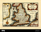 Mapa antiguo de inglaterra fotografías e imágenes de alta resolución ...