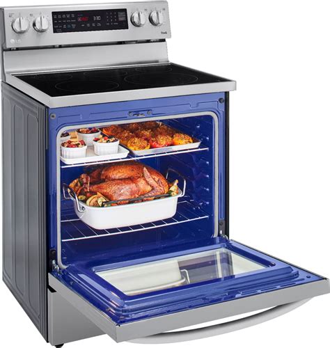 Lg 63 Cu Ft Freestanding Single Electric Convection Range With Air