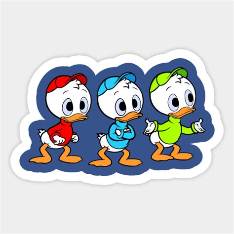 Huey Dewey And Louie Ducktales Sticker Teepublic Au