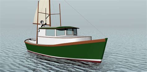 Timbercoast Troller 22 New Displacement Design For Bartender Boats