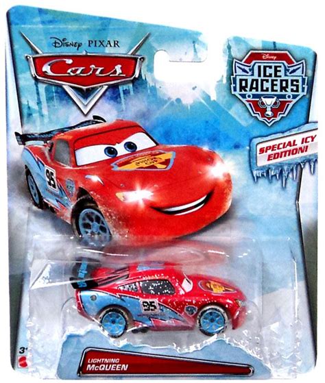 Disney Pixar Cars Ice Racers Lightning Mcqueen 155 Diecast Car Special