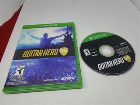Guitar Hero Live 2015 Game Only For Xbox One Case And Disc Ebay