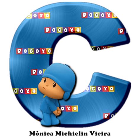 M Michielin Alphabets Alfabeto Pocoyo Pocoyo Alphabet Cartoon