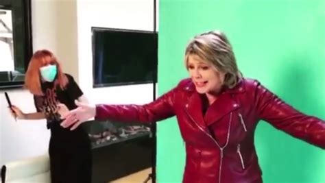 ruth langsford gobsmacked as cameraman throws water and soaks her during photoshoot daily star