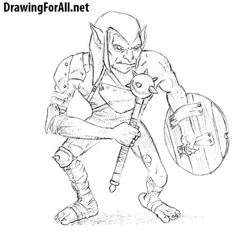How To Draw A Goblin From Dandd