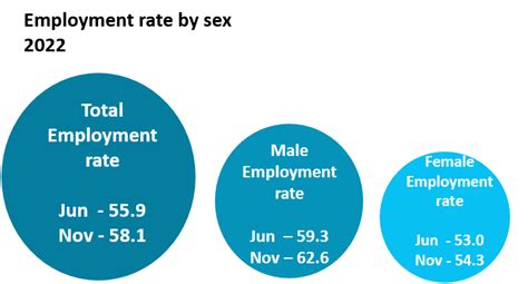 Employment Rate By Sex 2022 Central Bureau Of Statistics