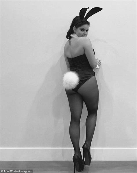 Ariel Winter Flashes Cleavage On Snapchat As She Teases Family Christmas Card Photo Shoot