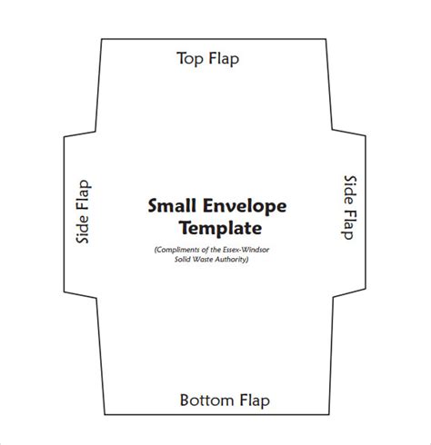 Free Printable Small Envelope Template Printable Templates