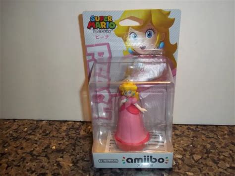 Nintendo Amiibo Super Mario Bros Princess Peach Figure New On Card Picclick