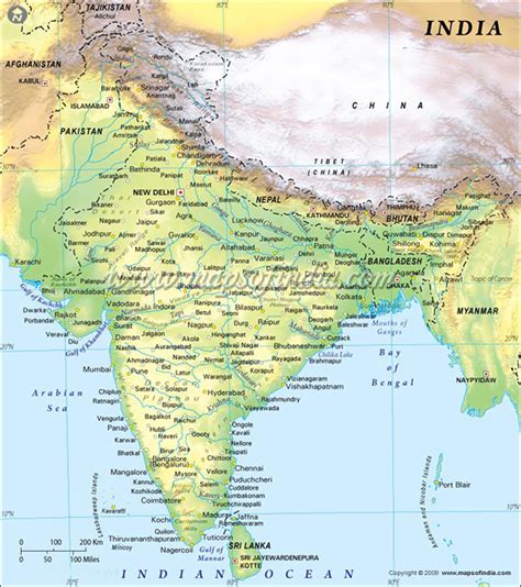 Physical Map Of India Pdf Free Download Get Latest Map Update