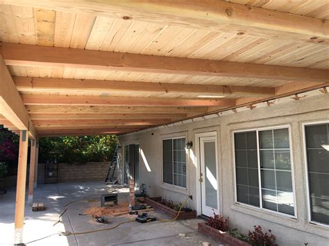 Large Beam Timber Patio Cover With Solid Roof Tpg Constructiontpg