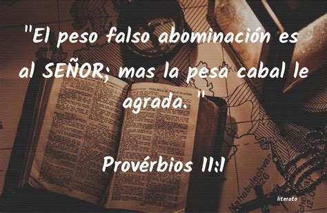 La Biblia Provérbios 11 1