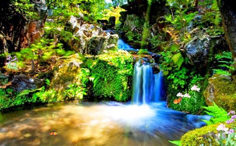 Images And Pictures Of Nature Animated Waterfall Moving Wallpapers