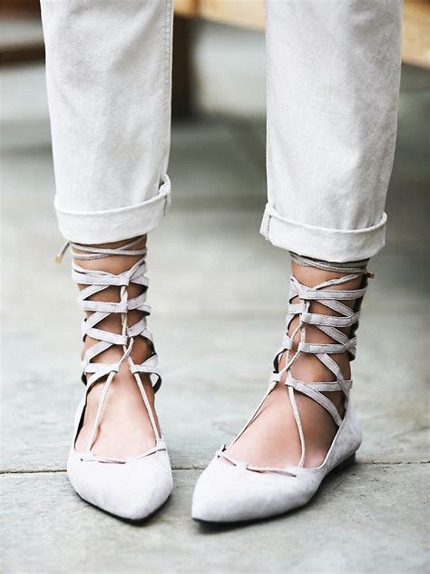 Lace Up Ballet Flats Are A Big Spring 2015 Trend Stylecaster