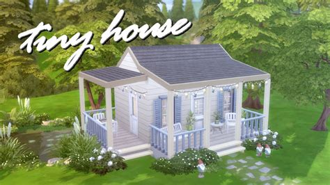 Tiny House No Cc Sims Speedbuild Youtube