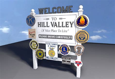Johnosaurus Blog Back To The Future Hill Valley Sign From 1955