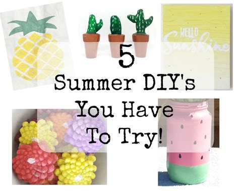 5 Summer Diys You Have To Try Whimsical Mumblings