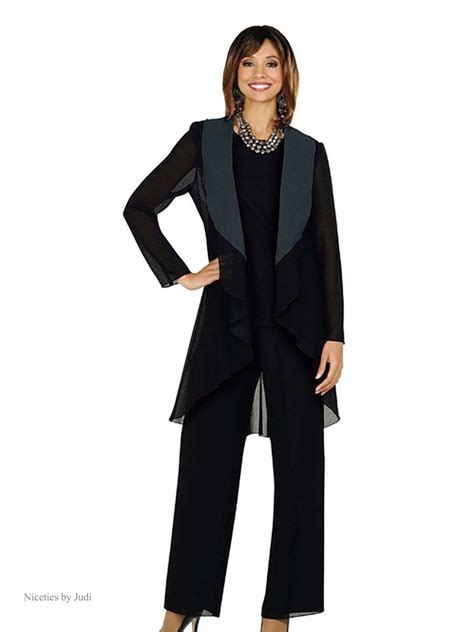 misty lane 13481 tuxedo black 3 pc cocktail evening pant suit outfit 12 34 in clothing