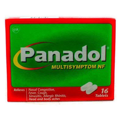 The soluble tablet contains panadol and alleviates pain such as migraine and backache. Aqua Pharmacy Barbados - Panadol Multisymptom Drowsy 2 ...