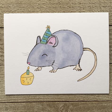 Rat Birthday Card From The Rat Birthday Card For Rat Dad India