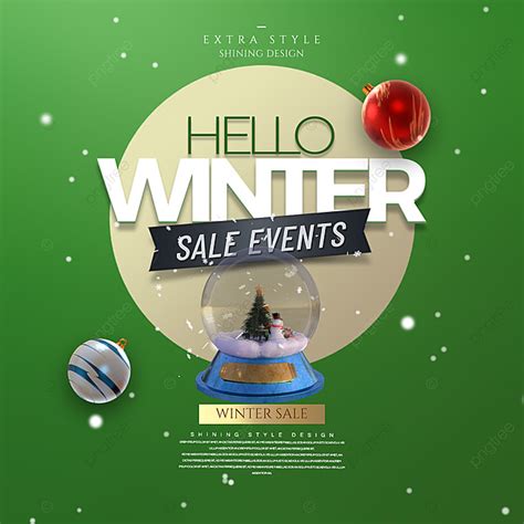 Exquisite Winter Promotion Sns Template Download On Pngtree