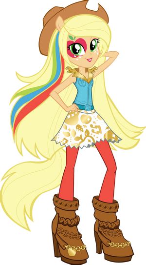 Applejack My Little Pony Equestria Girls Rainbow Rocks Fandom