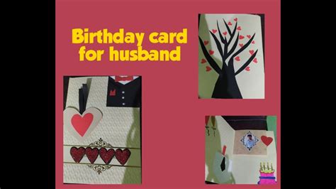 How To Make Birthday Card For The Husbandhandmade Card For Husband