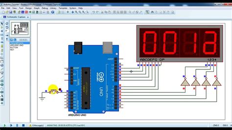 Proteus Simulation Of Seven Segment Display And Arduino Youtube Vrogue Co