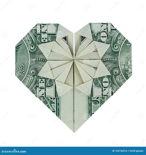 Folding Money Into A Heart Easy Money Origami Heart Folding