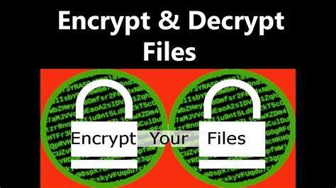 Encrypt And Decrypt Files Using Cmd Command Prompt Encryption