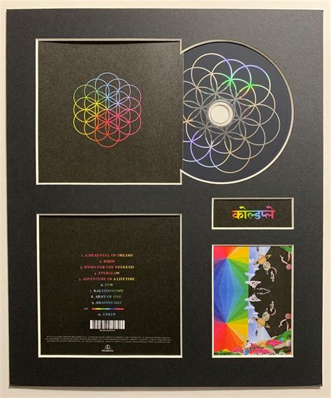 Coldplay A Head Full Of Dreams Album Display With Etsy