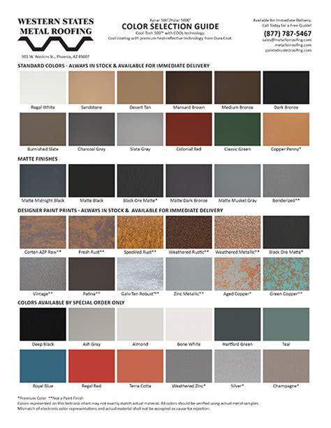 Kynar Color Chart Pdf Printable Templates Free