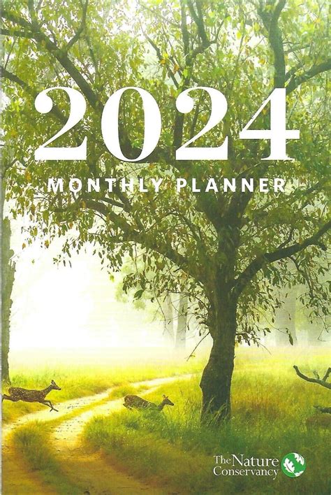 The Nature Conservancy 2024 Monthly Planner And Wall Calendar New