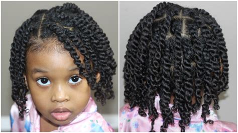 Two Strand Twists For Kids Natural Hair Youtube