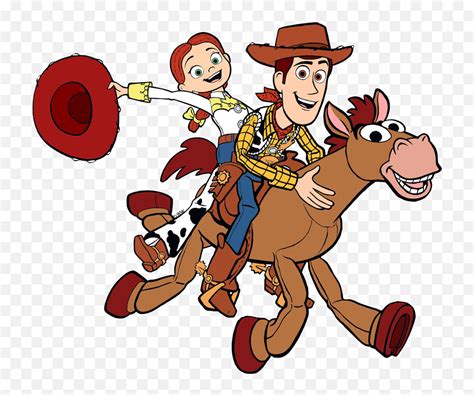Toy Story Clip Art 4 Disney Galore Clipart Woody Jessie Bullseye Png