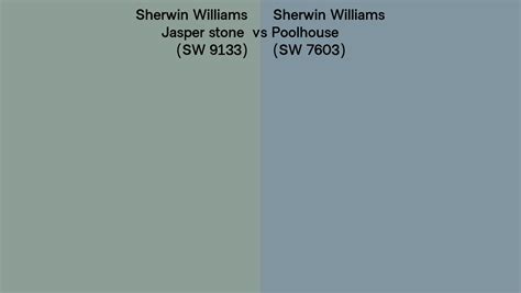 Sherwin Williams Jasper Stone Vs Poolhouse Side By Side Comparison