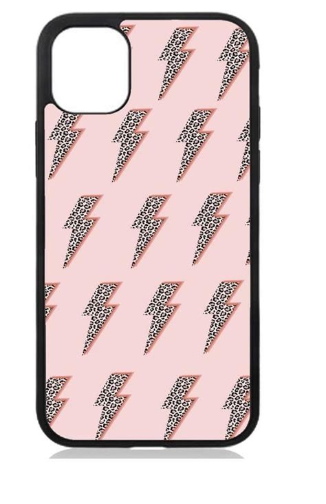 Lighting Cheetah Print Girly Pink Iphone Case Cover Etsy In 2021