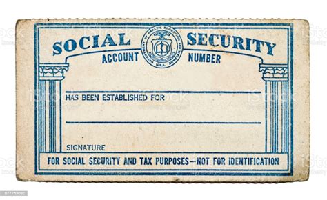 Request your new card, replacement card or name change on your ss card now. Social Security Card Stock Photo - Download Image Now - iStock