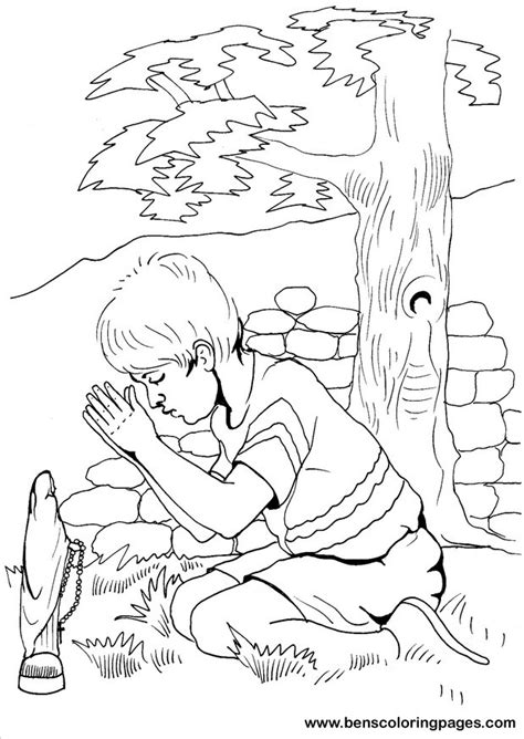 Children Praying Coloring Pages For Kids Coloring Pages