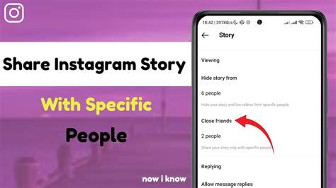 How To Share Instagram Story With Specific People 2023 Youtube