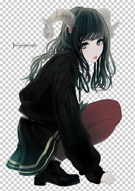 Demon Female Drawing Anime Female 少女向けアニメ Demon Drawing Png Clipart