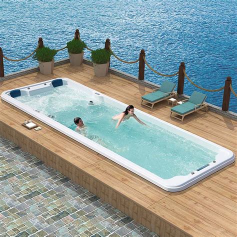 Outdoor Inground Acrylic Whirlpool Mini Fiberglass Swimming Pool Spa Inground Foshan Designs