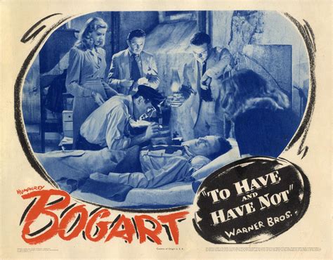 TO HAVE AND HAVE NOT 1944 Lobby Card Vintage Original Lobby Card
