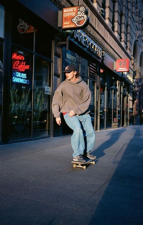 Skateboarder Skate Style Skateboard Photography Streetwear Men